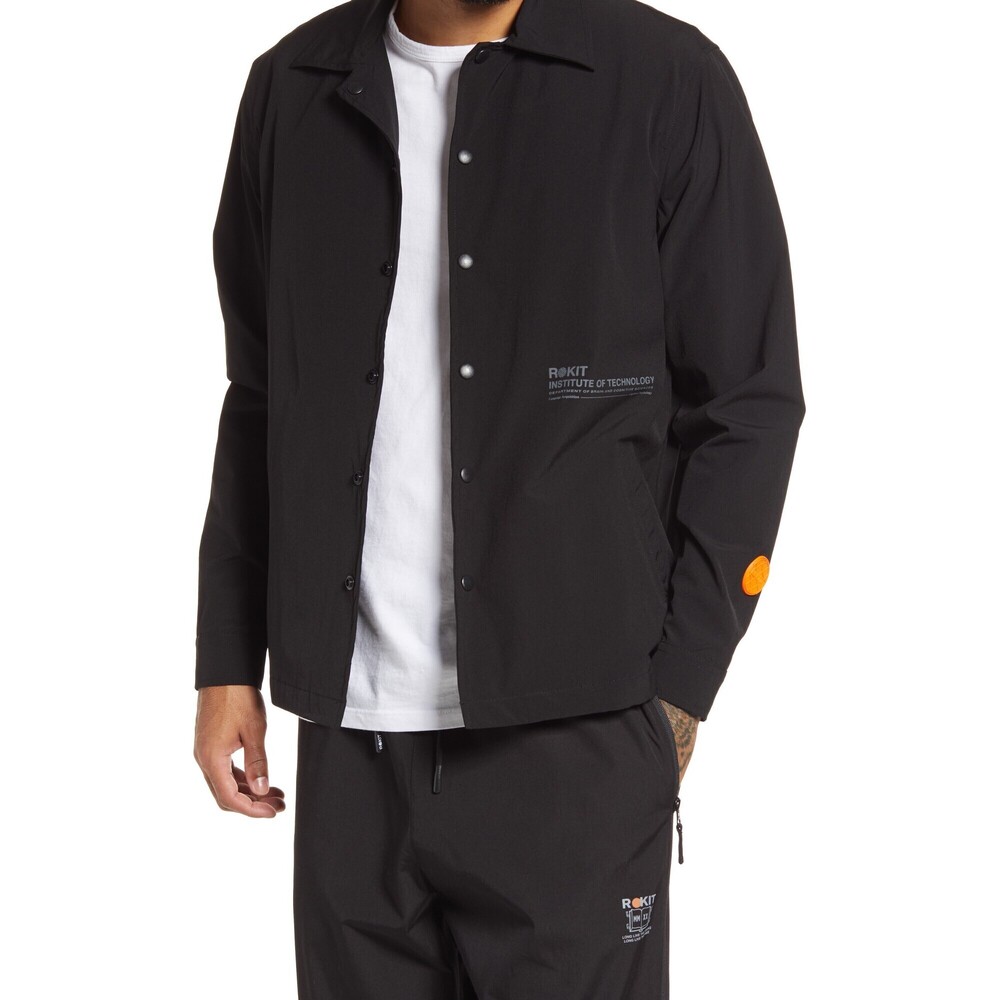 Rokit Men's Courtside Jacket, Black , Large